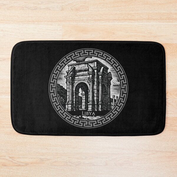Item preview, Libya Vintage Woodcut Art designed and sold by Thistle-TShop.