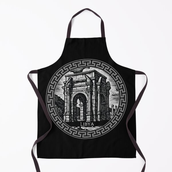 Item preview, Libya Vintage Woodcut Art designed and sold by Thistle-TShop.