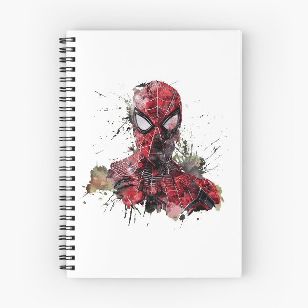 Item preview, Spider-Man Watercolor Portrait Graphic – Red Black Web Splat Superhero Design designed and sold by CourtneyC58877.