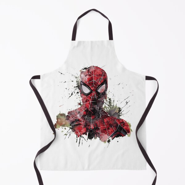 Item preview, Spider-Man Watercolor Portrait Graphic – Red Black Web Splat Superhero Design designed and sold by CourtneyC58877.
