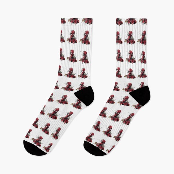 Item preview, Spider-Man Watercolor Portrait Graphic – Red Black Web Splat Superhero Design designed and sold by CourtneyC58877.