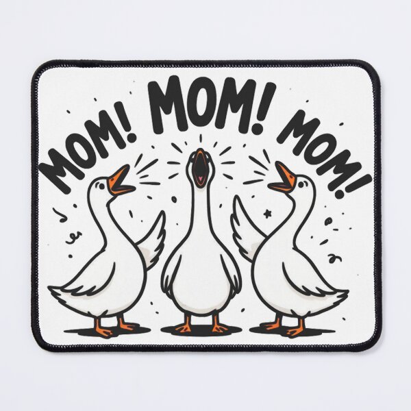 Item preview, Mom Mom Mom Funny Duck Vector T-Shirt Design - Loud Calling Geese Mother's Day Graphic designed and sold by Rabu10.