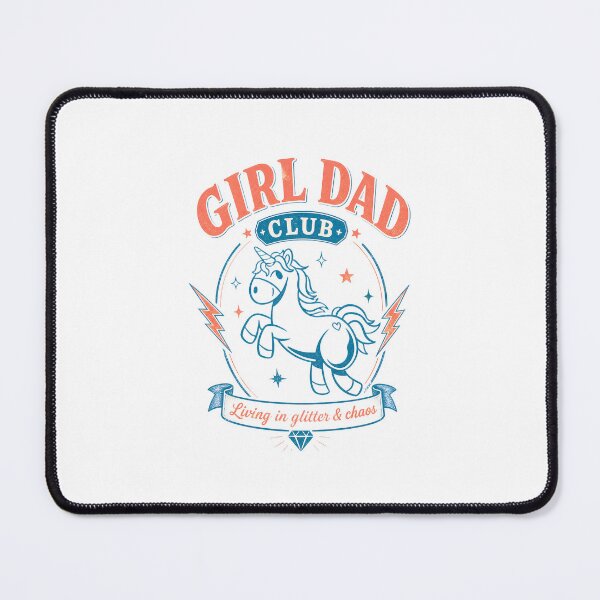 Item preview, Girl Dad Club Funny Dad of Girls - Cute Unicorn Dad Life Chaos designed and sold by FernaRoje.