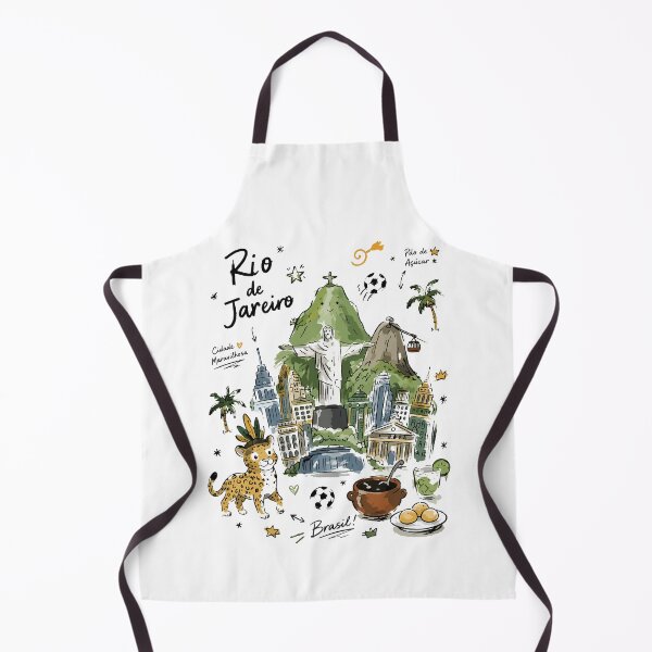 Item preview, Cute Christ the Redeemer Rio Doodle Art v2 designed and sold by RamyGallery.