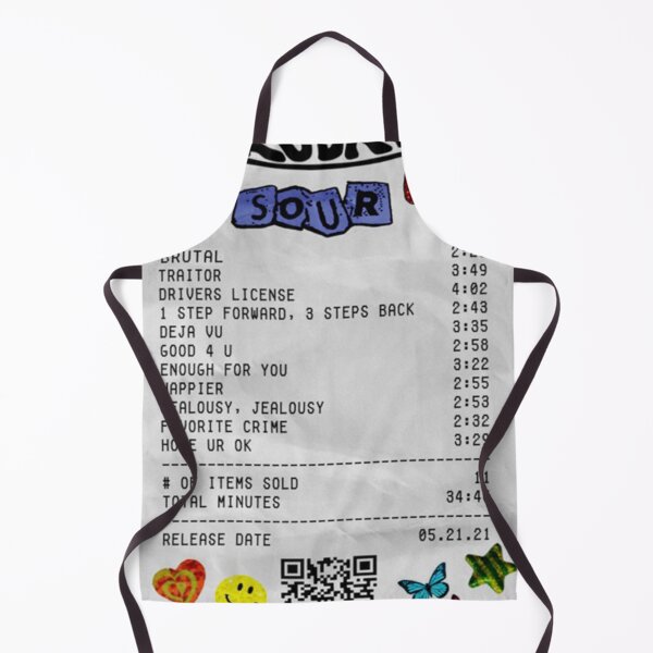 Item preview, ;sour album receipt Poster designed and sold by kylemthom.