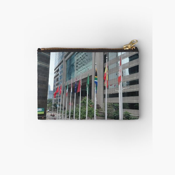 Item preview, High Rise Buildings and Flags in Wan Chai HK – Urban Corporate Photography designed and sold by pbchan.