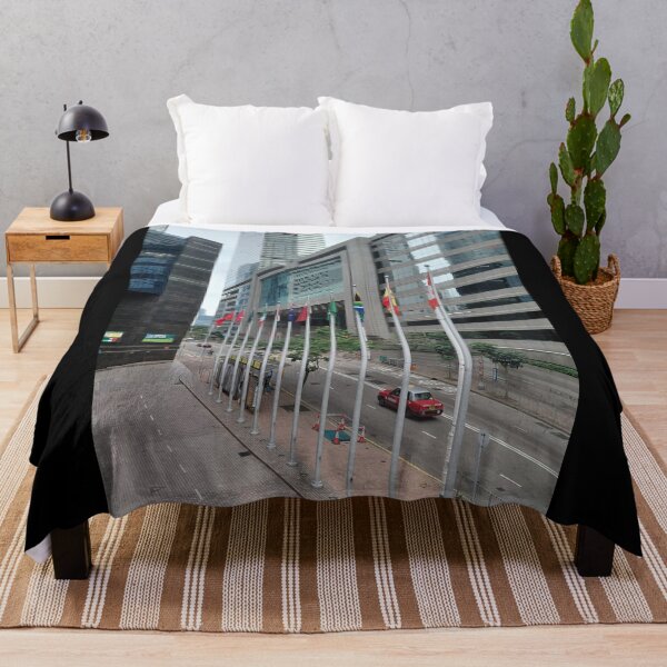 Item preview, High Rise Buildings and Flags in Wan Chai HK – Urban Corporate Photography designed and sold by pbchan.