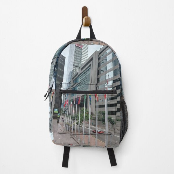 Item preview, High Rise Buildings and Flags in Wan Chai HK – Urban Corporate Photography designed and sold by pbchan.
