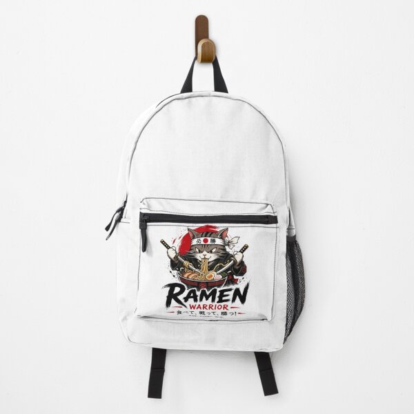 Item preview, Ramen Noodle Cat, Ramen Warrior Eat Fight Win Samurai Cat Design designed and sold by graphic-genie.