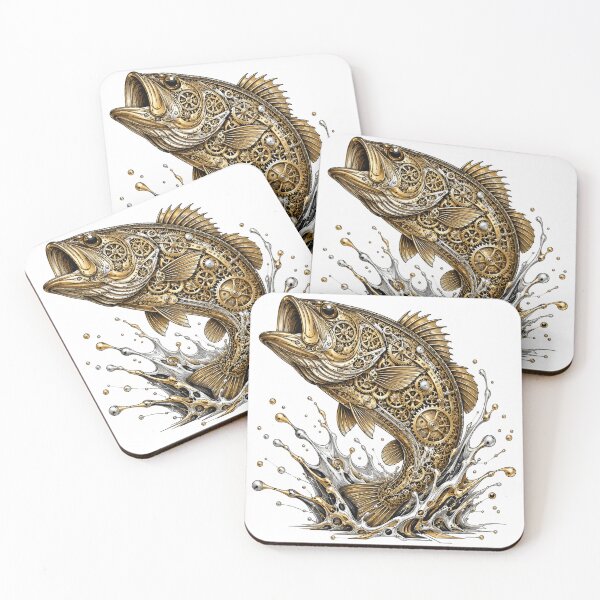 Item preview, Brass Clockwork Fish Breaching Splash designed and sold by teemix.