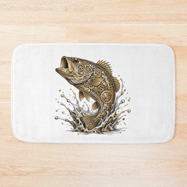Item preview, Brass Clockwork Fish Breaching Splash designed and sold by teemix.