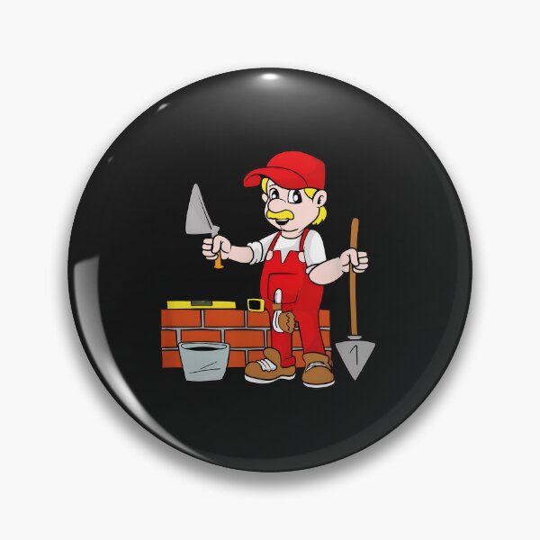 Item preview, Funny Bricklayer Character Design designed and sold by bcgqgywod.