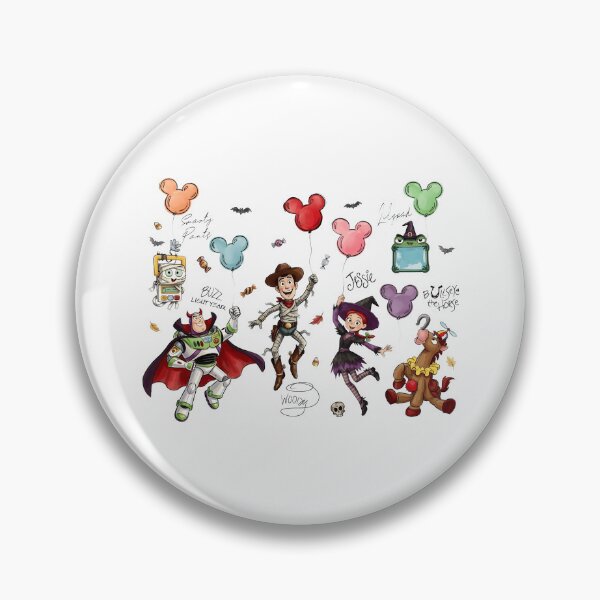 Item preview, Toy Story Halloween Character Balloon Graphic – Woody Buzz Jessie Spooky Design designed and sold by LisaTran96293.