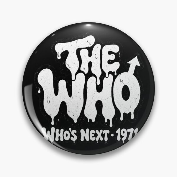 Item preview, The Who Whos Next 1971 Classic Rock Melting Graffiti Logo designed and sold by JMS-Artvintage.