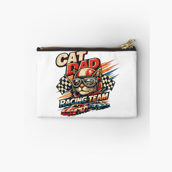 Item preview, Cat Dad Retro Racing Team designed and sold by teemix.