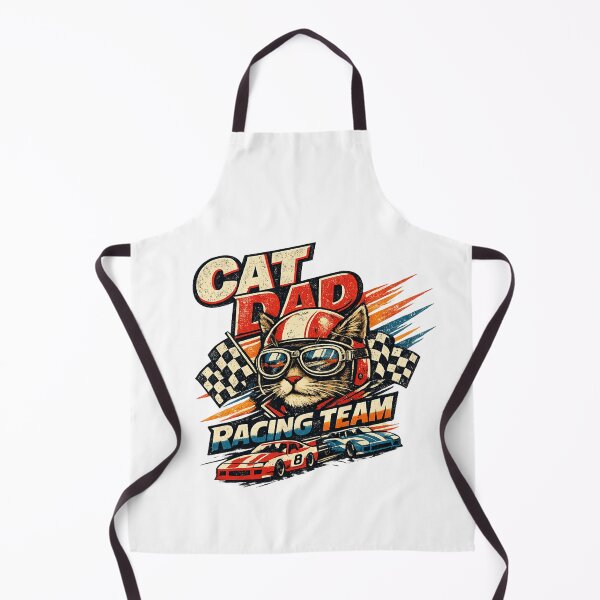 Item preview, Cat Dad Retro Racing Team designed and sold by teemix.