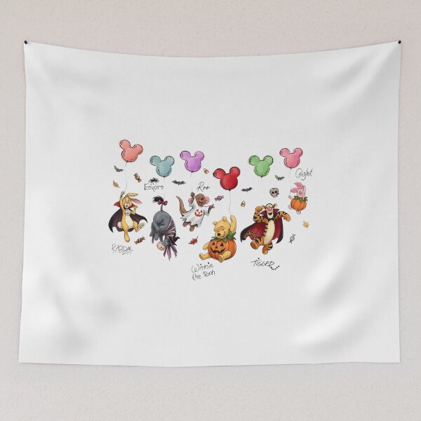 Item preview, Winnie the Pooh Halloween Balloon Graphic – Pooh Tigger Piglet Eeyore Spooky Design designed and sold by TammyRich84022.