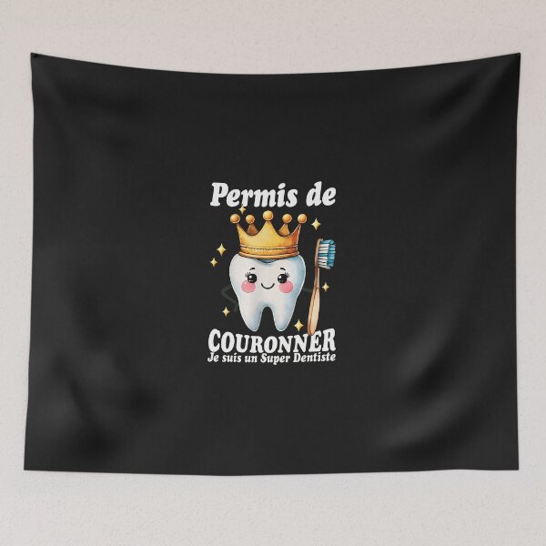 Item preview, Funny Dental Crown Tooth French Dentist Gift designed and sold by bcgqgywod.