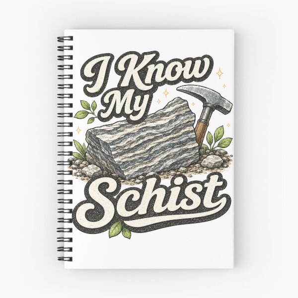 Item preview, I Know My Schist – Funny Geology Pun designed and sold by Hobby Pun Shop.