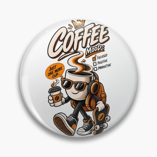 Item preview, Coffee Mood – Just One More Cup – Funny Coffee Lover Design designed and sold by RaiClub.