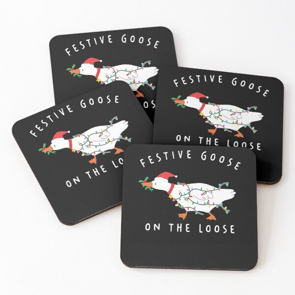 Item preview, Festive Goose On The Loose Christmas Lights Ornament Xmas designed and sold by ripgoatclothing.