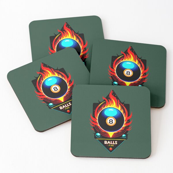 Item preview, Billiard Logo Balls Fire Ball Number 8. 6 designed and sold by DreamWorksde.