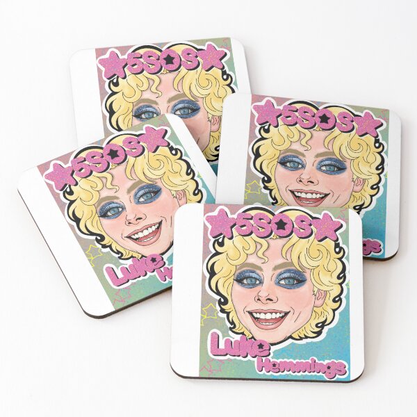 Item preview, Luke Hemmings caricature designed and sold by M00NBEAMSTUDIO.