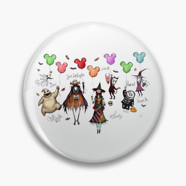Item preview, Nightmare Before Christmas Halloween Balloon Graphic – Jack Sally Spooky Design designed and sold by BobCochra11486.