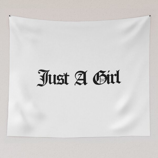 Item preview, Just a Girl T-Shirt designed and sold by FolkAndFlora.