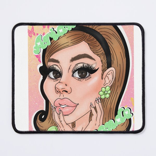 Item preview, Ariana Grande caricature designed and sold by M00NBEAMSTUDIO.