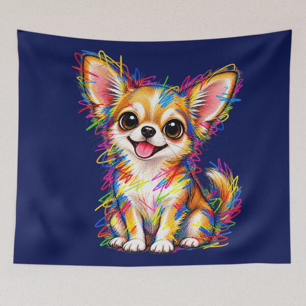 Item preview, Colorful Chihuahua designed and sold by PlengPoomofArts.