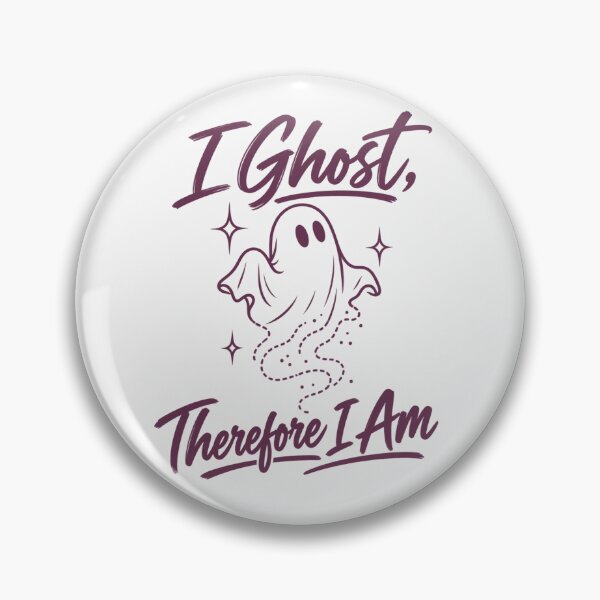 Item preview, I Ghost, Therefore I Am Tee, Quiet Halloween Confession Graphic designed and sold by PhylonBoxx.