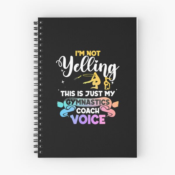 Item preview, Funny Gymnastics Coach Voice I'm Not Yelling designed and sold by pkkokrxjk.