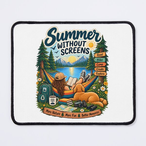 Item preview, Summer Without Screens Beach Camping Shirt | More Nature More Memories designed and sold by alexcorporation.