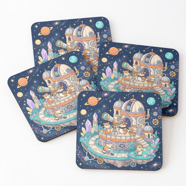Item preview, Cute Hamster Astronomers Space Observatory designed and sold by Herodestroyer.