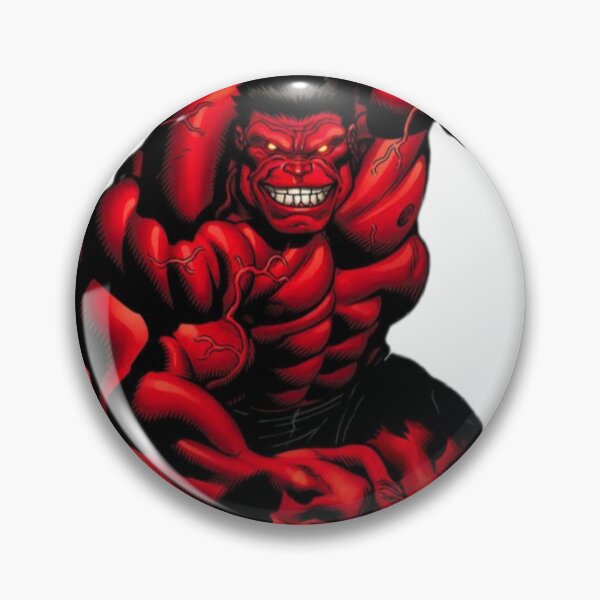 Artikelvorschau, Roter Hulk entworfen und verkauft von White Tiger Designz .