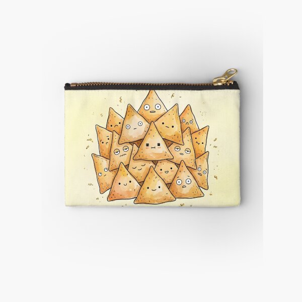 Item preview, Cute Samosa Pile Kawaii Indian Street Food Illustration designed and sold by DuckOddity.