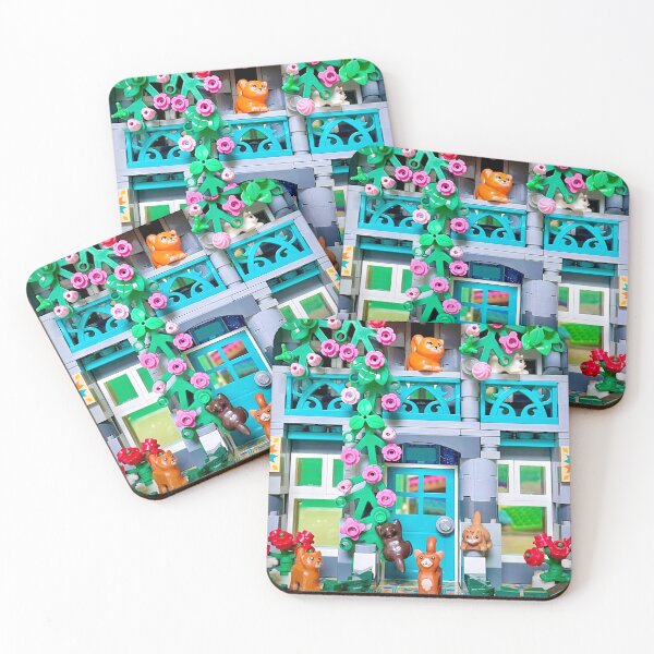 Item preview, Six Cats at Rose Mansion designed and sold by Julia Marshall Felix.