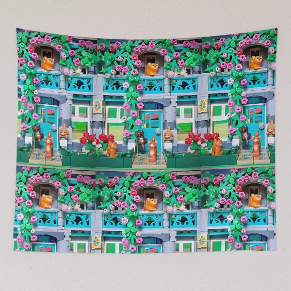 Item preview, Six Cats at Rose Mansion designed and sold by Julia Marshall Felix.