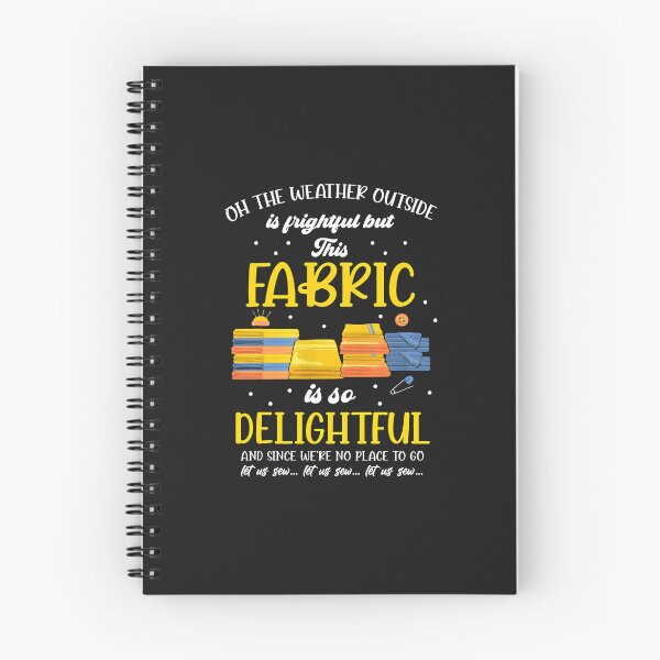 Item preview, Funny Sewing Fabric Delightful Weather Craft Gift designed and sold by bcgqgywod.