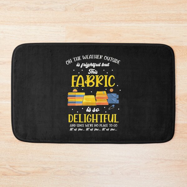 Item preview, Funny Sewing Fabric Delightful Weather Craft Gift designed and sold by bcgqgywod.