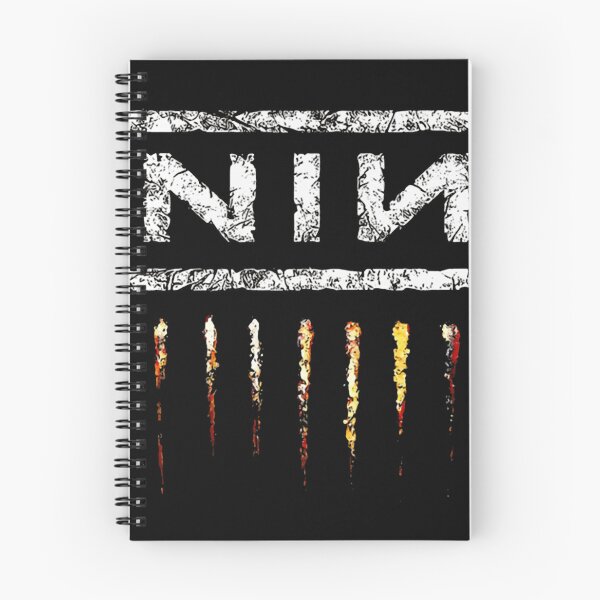 Item preview, Nine Inch Nails Distressed Logo T-Shirt designed and sold by FolkAndFlora.
