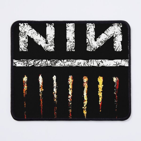 Item preview, Nine Inch Nails Distressed Logo T-Shirt designed and sold by FolkAndFlora.