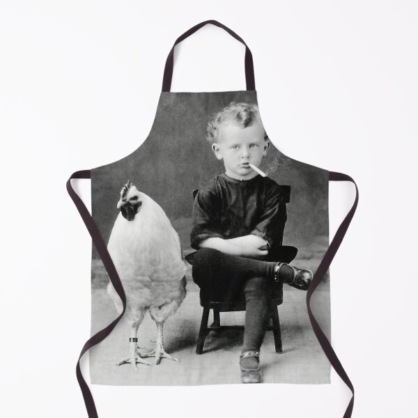 Item preview, ;Boy With Chicken Rooster Smoking Cigarette  designed and sold by kylemthom.