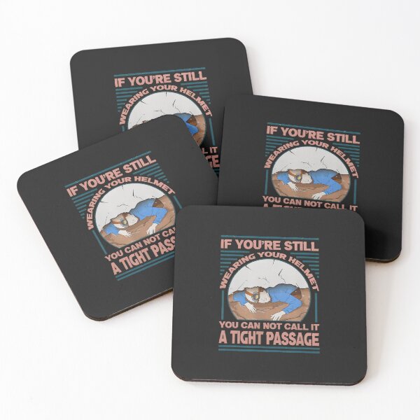 Item preview, Funny Tight Passage Cave Exploration Humor designed and sold by bcgqgywod.