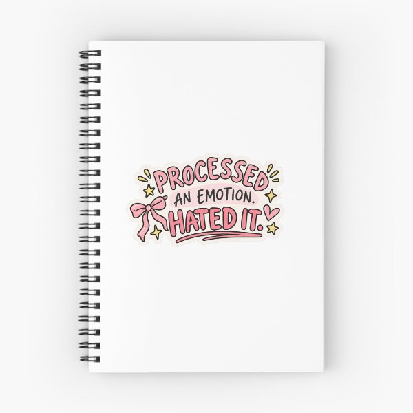 Item preview, Processed an Emotion Therapy Mental Health Journalling Sticker designed and sold by therapyisntsad.