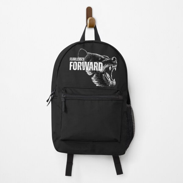 Item preview, Fearlessly Forward Grizzly Bear Roar Motivational Art designed and sold by Artisan Vibes.