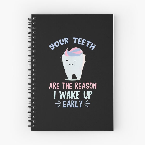Item preview, Funny Tooth Wakes Up Early Dental Humor Gift designed and sold by pkkokrxjk.
