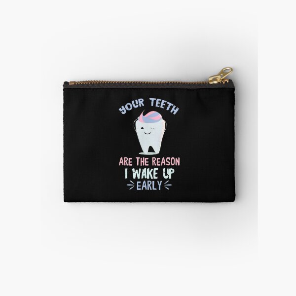 Item preview, Funny Tooth Wakes Up Early Dental Humor Gift designed and sold by pkkokrxjk.