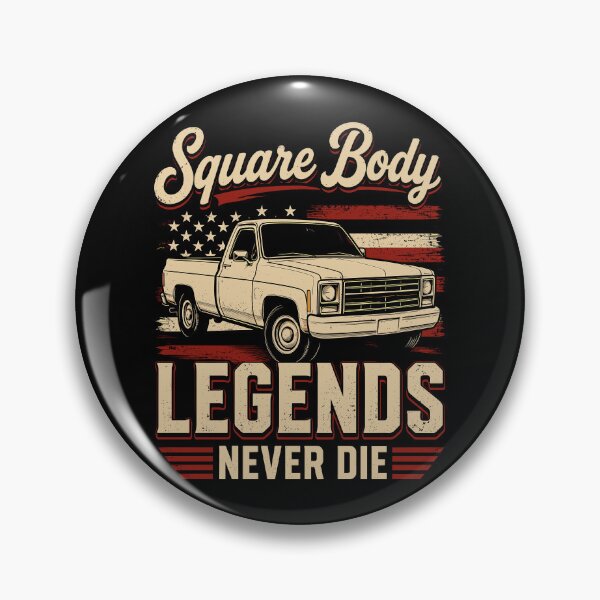 Item preview, Square Body, Legends Never Die Retro Pick Up Truck designed and sold by Portes-Ruty.